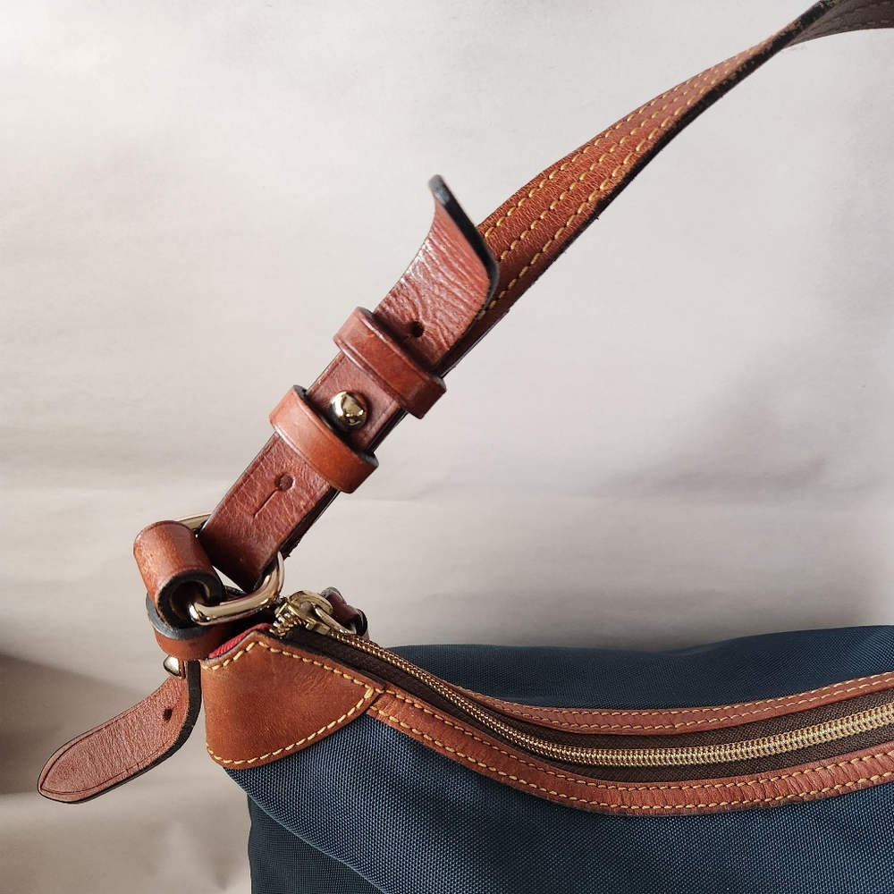 Dooney & Bourke Nylon Navy Blue Erica Shoulder Bag - Picture 7 of 12